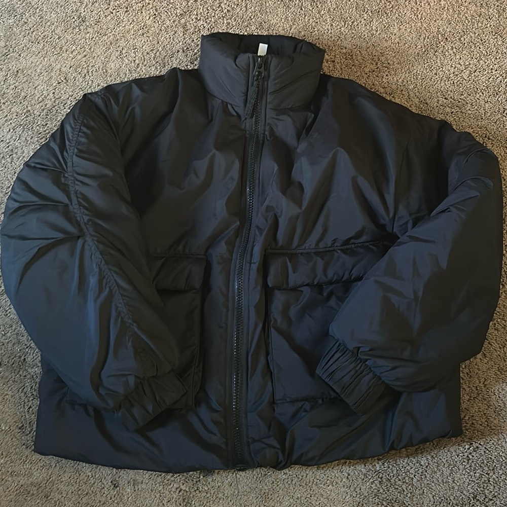 Fabletics All weather Black Puffer Jacket
